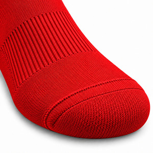 Red Crew <b>Socks</b> <b>Breathable</b> Knitted Solid Color Basketball Sports <b>Socks</b> for Adults - Product Image 4