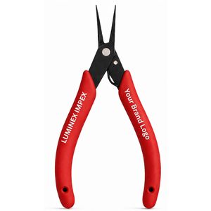 Pince à bec coudé Xuron 450BN, poignée rouge, pointe fine, outil de pliage de fil, réparation de bijoux, fourniture d'usine OEM, CE ISO - Product Image 1