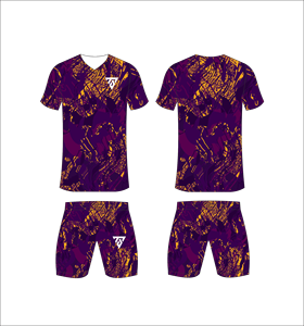 Conjunto de Uniforme de Fútbol Personalizado por Sublimación para Hombre, Verde Menta, Azul Marino, Patrón Geométrico de Mitad de Tono, Uniforme de Fútbol de Secado Rápido para Entrenamiento - Product Image 4