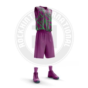 Uniforme de basket-ball de compétition en polyester, respirant, résistant et confortable, idéal pour les matchs et l'entraînement en équipe - Product Image 3