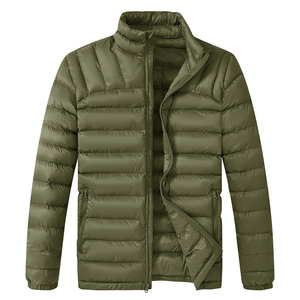 Veste matelassée professionnelle pour homme, couleur unie, prix de gros, performance optimisée - Product Image 3