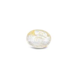 Alexandrite Oval Cut Loose Gemstone 3.65 Carat Yellow Sapphire for Fine Jewelry - Product Image 2