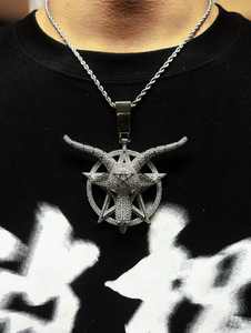 Colgante de Araña con Incrustaciones de Moissanita para Hombre, Estilo Hip Hop, de Plata 925 VVS, Pasa el Test de Diamantes, Personalizado, Certificado - Product Image 6