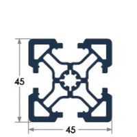Fabricant chinois, vente directe d'usine, profilé en aluminium extrudé série 6000 6063 6061 à rainures en T, pliage et découpe sur mesure