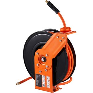 Avvolgitubo Ibrido Retrattile 3/8 X 50 FT per Aria Compressa, Max 300 PSI, Montaggio a Soffitto/Parete per Compressore d'Aria, 5 Ingressi - Product Image 5