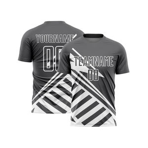 เสื้อทีมออกแบบเองราคาประหยัด ปี 2026 ผ้าโพลีเอสเตอร์ 100% คอวี แขนสั้น ระบายอากาศได้ดี คุณภาพสูง พิมพ์ลายแบบซับลิเมชั่น - Product Image 5