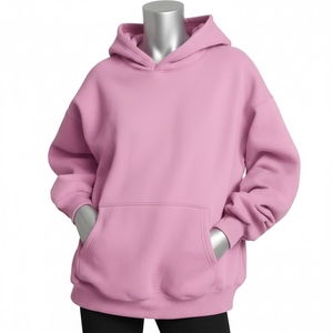 Sudadera con Capucha Extra Grande para Mujer, 100% Algodón, Ecológica, Transpirable, Resistente al Viento, Venta al Por Mayor, Etiqueta Privada Personalizada - Product Image 2