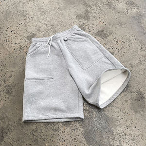 Shorts décontractés surdimensionnés pour hommes en molleton technique 100% coton French Terry avec logo brodé personnalisé, shorts de jogging streetwear personnalisés - Product Image 1