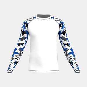 Athletic Rash Guard Long Sleeve <b>Compression</b> Top Moisture Wicking Workout Gear USA Europe Wholesale Trending Wear - Product Image 1