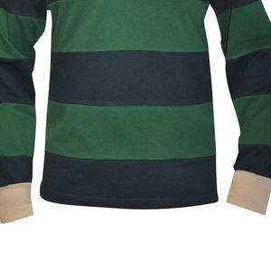Maillots de rugby épais et lourds 100% coton, logo personnalisé, polos de rugby classiques à manches longues, qualité supérieure, vêtements d'équipe - Product Image 3