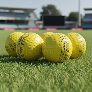 Pelota de Cricket de Cuero de Calidad, Costuras Reforzadas, Diseño Ecológico para Entrenamiento a Nivel de Club, Partidos Competitivos al Aire Libre - Product Image 6