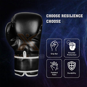 Gants de boxe en cuir de haute qualité, nouvelle arrivée, best-sellers, fabriqués au Pakistan, entraînement, évacuation de l'humidité, unisexe - Product Image 6