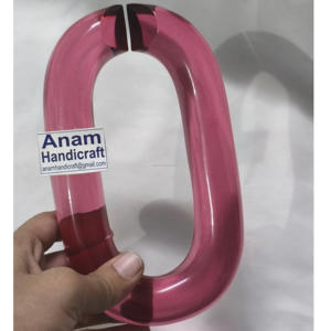 Cadena acrílica moderna personalizada, acentos de pared hechos a mano, resina ornamental moderna, colgante para decoración del hogar, listo para Festival Diwali - Product Image 1