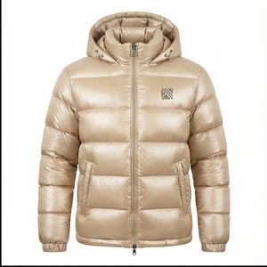 2025 nueva chaqueta acolchada de moda para hombre, abrigo de invierno con decoración bordada, precio al por mayor para hombres y mujeres para estaciones frías, pato - Product Image 1