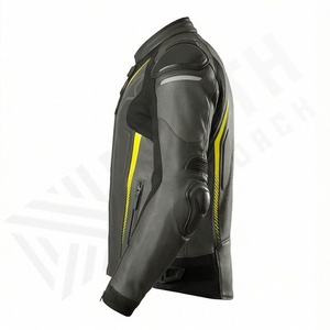 Veste de moto en cuir véritable pour homme de qualité supérieure, nouvelle arrivée, vestes de moto d'hiver, protections amovibles, personnalisables - Product Image 3