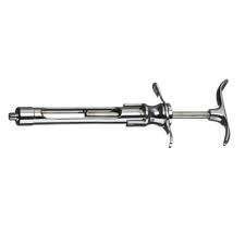 Seringue d'aspiration manuelle chirurgicale dentaire en acier, équipement certifié CE pour anesthésie dentaire par Blush Surgical - Product Image 3