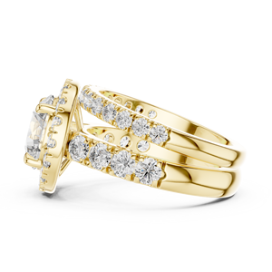 Wholesale Round Cut 925 Sterling Silver Moissanite <b>Diamond</b> <b>Ring</b> Engagement Jewelry Factory Supplier - Product Image 2