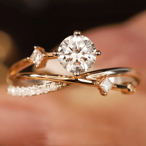 Anillo de Lujo con Diamante Cultivado en Laboratorio de 1 Quilate, Certificado por IGI, para Mujer, Regalo de Compromiso, Boda o Fiesta, en Oro de 10k/14k/18k y Plata - Product Image 3