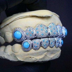 Piedras de moissanita para grillz, grillz de corte brillante, moissanita de corte redondo, grillz baguette, grillz micro pavé, grillz iced smile, personalizados - Product Image 2