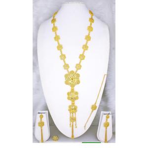 JNecklace With Earrings <b>Jewellery</b> <b>Set</b> Goldplated Pure Brass High Quality Uae Dubai Necklace Design Necklace <b>Jewellery</b> <b>Set</b> - Product Image 2
