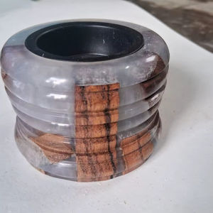 Unique Designed Eco-Friendly <b>Wood</b> Resin Incense <b>Burner</b> <b>for</b> Home Fragrance Aromatic Bakhoor Spring Season India Handmade - Product Image 1