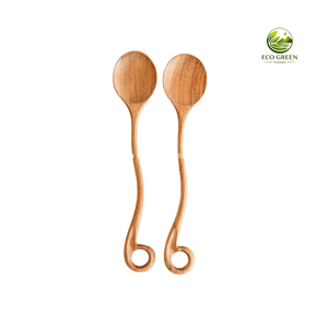 Branch Tree Classic Wooden Stirring & Serving <b>Spoons</b>-Long Handle Eco-Friendly - Product Image 2
