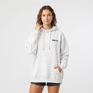 Women's Vintage Acid Wash <b>Hoodie</b> <b>Oversized</b> Solid <b>White</b> Color Hooded Sweatshirt Cotton Fleece Casual Pullover <b>Hoodie</b> - Product Image 4