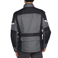 Nouvelle arrivée, veste en cuir de moto noire respirante et imperméable pour homme, veste de motocross de qualité supérieure
