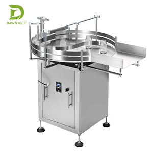 Automatic Round Bottle Unscrambler <b>Machine</b> Turntable Feeder For <b>Plastic</b> Glass <b>Containers</b> Food Beverage Industry - Product Image 1