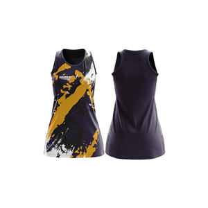 Uniforme de Netball Sublimado Transpirable |   Uniforme de Netball Sublimado con Logotipo, Nombre y Número del Equipo |   Poliéster Transpirable - Product Image 5