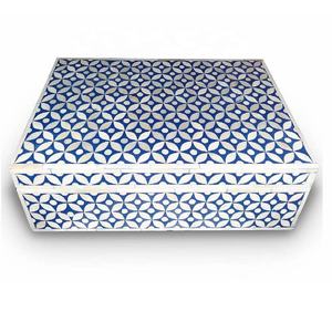 Caja de joyería con incrustaciones de hueso con patrón marroquí novedoso de alta calidad, caja de almacenamiento de joyería con incrustaciones de hueso, joyero decorativo con incrustaciones de hueso - Product Image 5