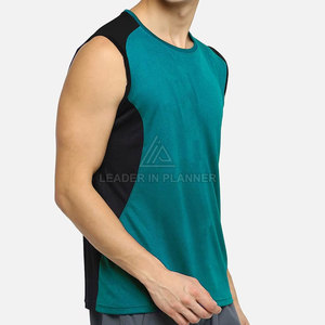 เสื้อยืดแขนกุดสตรีทแวร์ เสื้อยืดแขนกุดระบายอากาศ เสื้อยืดแขนกุดโลโก้สั่งทำ - Product Image 4