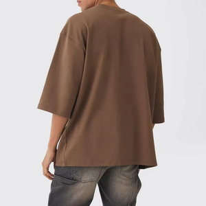 Camisetas de Diseñador de Lujo para Hombre, Personalizadas, 100% Algodón, con Bolsillo, Tallas Grandes, Color Sólido - Product Image 2