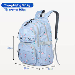 Unisex 15.6 Inch Laptop Modern Office School Bag Polyester Shockproof Compartment 20-35L <b>Backpack</b> Waterproof Zipper High-Density - Product Image 3