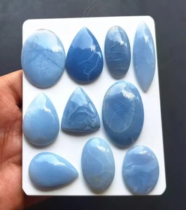 Natural <b>Blue</b> <b>Opal</b> Cabochon Lot Loose Gemstone Certified High Quality Rare Pieces Jewelry Making Pendant <b>Ring</b> Macrame - Product Image 3