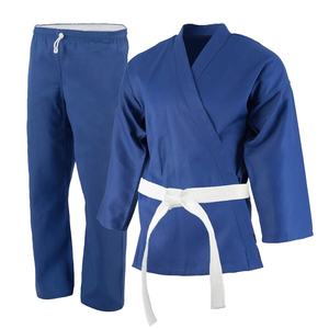 Uniforme de Karate Personalizado con Logotipo Frontal, 100% Algodón, Colores y Tallas Personalizadas, Servicio OEM para Entrenamiento de Artes Marciales - Product Image 2