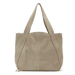 Bolsos de Mano/Carteras de Cuero Genuino al por Mayor para Mujer, Gran Capacidad, Diseño de Letras Bordadas, Cierre de Cremallera, Cadenas, Estándar - Product Image 1