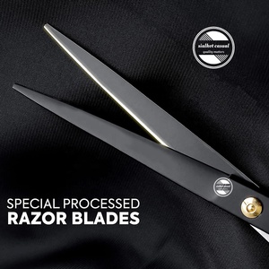 Sharp Edged Barber Haircut Scissors Adjustable with Leather <b>Pouch</b> Hair Cutting Shears <b>for</b> <b>Men</b>/Women - Product Image 2