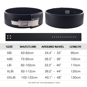 HANDSCHUHE INDUSTRIES Cowhide Gym <b>Belt</b> for Powerlifting Squats Deadlifts Bodybuilding Weight Lifting Strongman-10MM Professional - Product Image 4