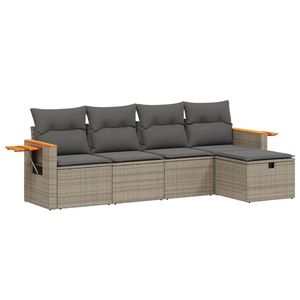 Ensemble canapé de jardin gris foncé - Product Image 2