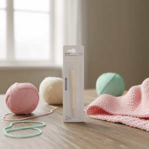 Uncinetto Ilan 9mm 138mm in plastica per lavori a maglia - Product Image 3