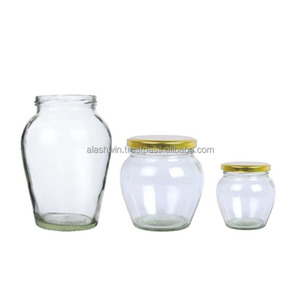 Matki โถแก้วอลูมิเนียมแบบขันน๊อต, เป็นมิตรกับสิ่งแวดล้อมรีไซเคิลได้กันรั่วปากกว้างเติมได้ง่ายสำหรับน้ำผึ้งเนยใสคุณภาพมาตรฐาน - Product Image 1