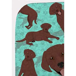 Manta acolchada de Chocolate Labrador Retriever 50x60 suave ligero patrón de ilustraciones cama sofá manta para mascotas y mantas - Product Image 5