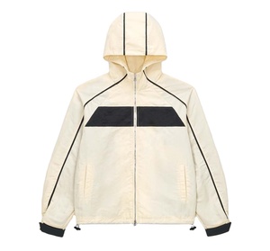 Chaqueta Cortavientos con Cremallera Más Vendida al por Mayor, Forro de Malla Transpirable, con Capucha, Logotipo Personalizado, Chaqueta Cortavientos para Hombre - Product Image 1