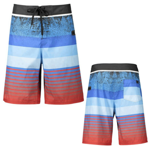 Shorts pour hommes en polyester/coton respirant de qualité supérieure, imprimés numériquement, personnalisables en gros, OEM/ODM, avec taille élastique - Product Image 1