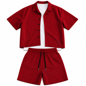 Short <b>Sets</b> for Men Casual Clothes Summer Man 2 Piece <b>Set</b> Sports Suits for Men Shirts and Shorts Male <b>Sets</b> Gym printed - Product Image 1
