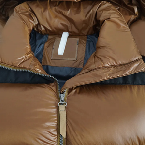 Veste bomber matelassée légère en polyester, tendance, avec logo personnalisé, vêtements de mode, veste d'hiver pour homme - Product Image 3