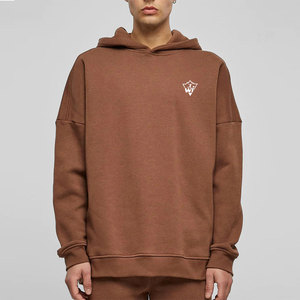 Sweat-shirt surdimensionné en coton mélangé pour homme, marque personnalisée, qualité supérieure, tissu polaire doux. - Product Image 1