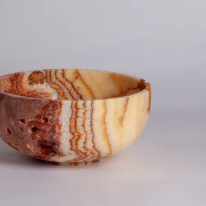 Cuenco de ónix hecho a mano con acabado premium. Precio al por mayor - Product Image 3