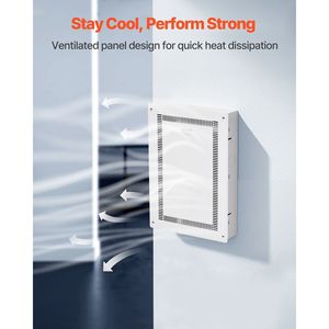 Kit Scatola di Gestione Cavi da Incasso a Parete da 20 Pollici per Strutture Multimediali con Accessori Cablati - Product Image 5